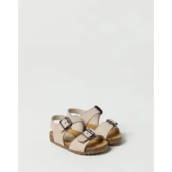 Enfants Sandales Beige Boucle Style Confort