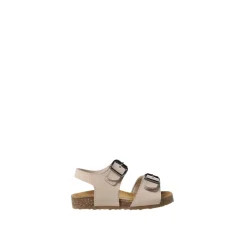 Enfants Sandales Beige Boucle Style Confort
