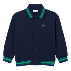 Enfants Veste en Polaire à Boutons Bleu Foncé