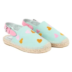 Espadrillas en Tela Ricamo Cuore