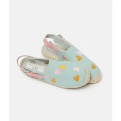 Espadrillas en Tela Ricamo Cuore