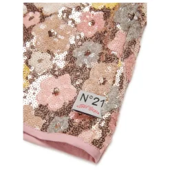 Floral Sequin-Embellished Shorts