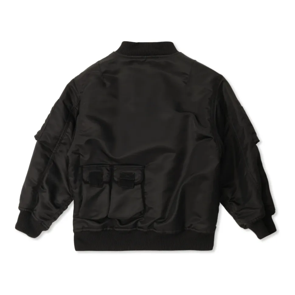 Gabardine Bomber Jacket