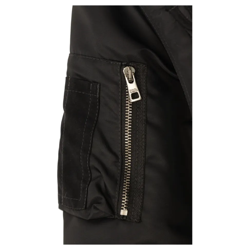 Gabardine Bomber Jacket