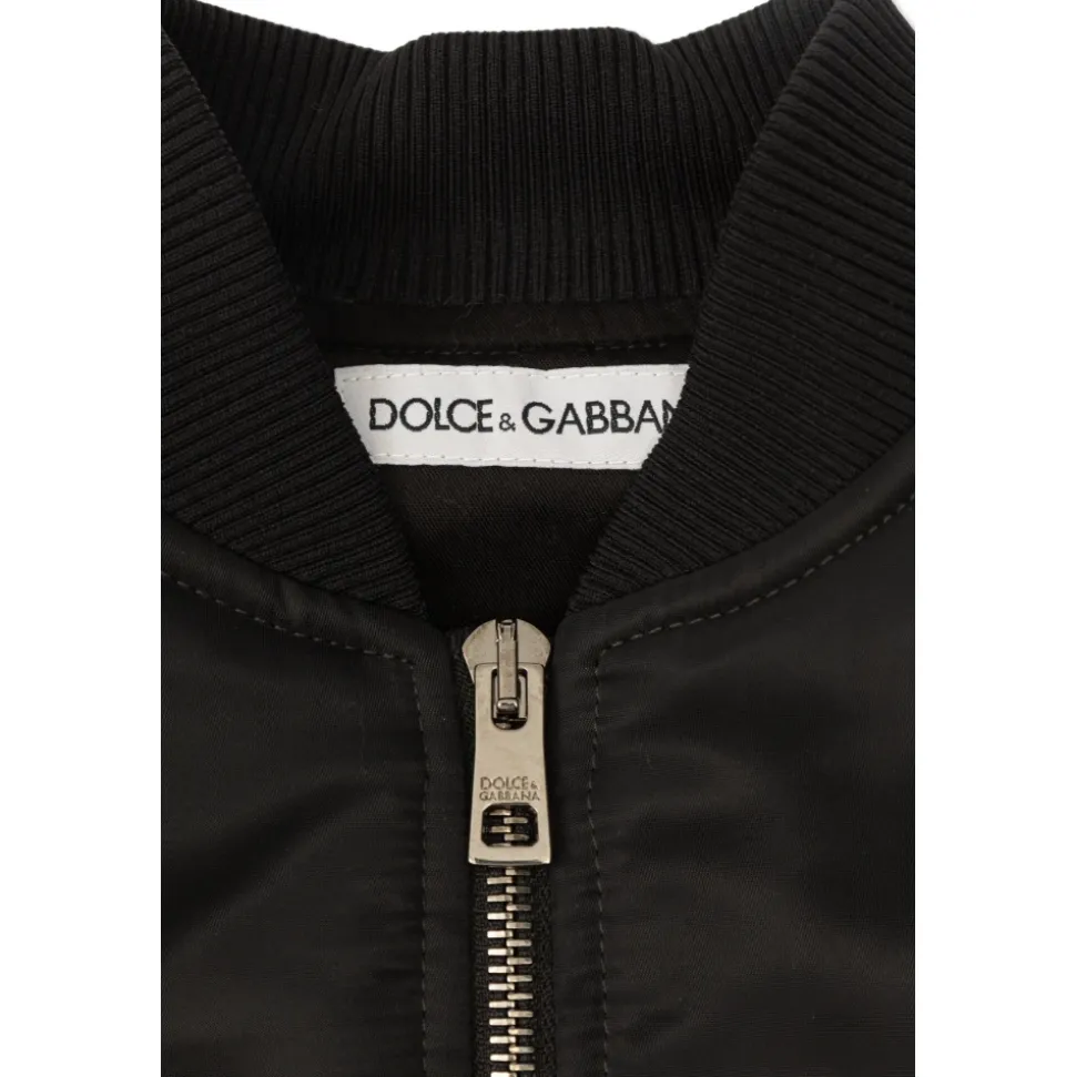 Gabardine Bomber Jacket