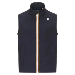 Gilet bleu en jersey de nylon stretch