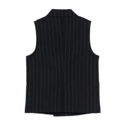 Gilet Croisé à Rayures