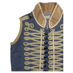 Gilet en denim court