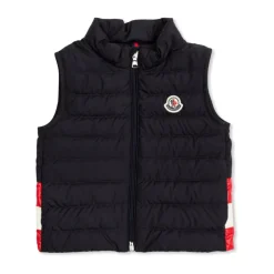 Gilet en duvet avec col montant