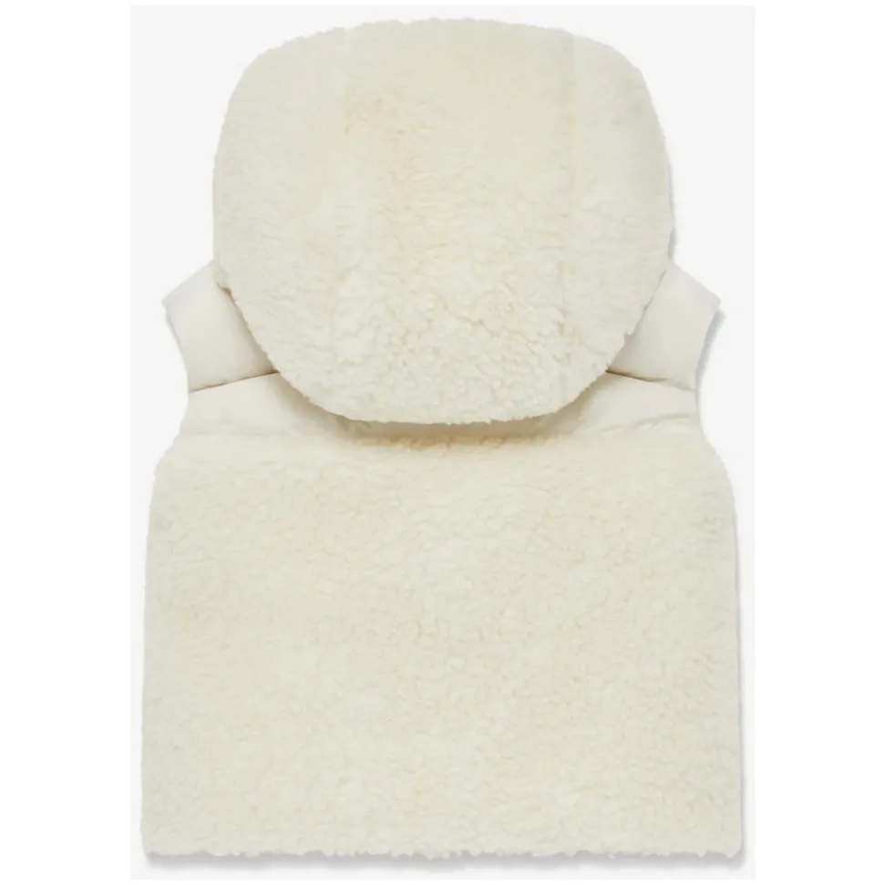 Gilet en Duvet Ivoire pour Bébé Fille