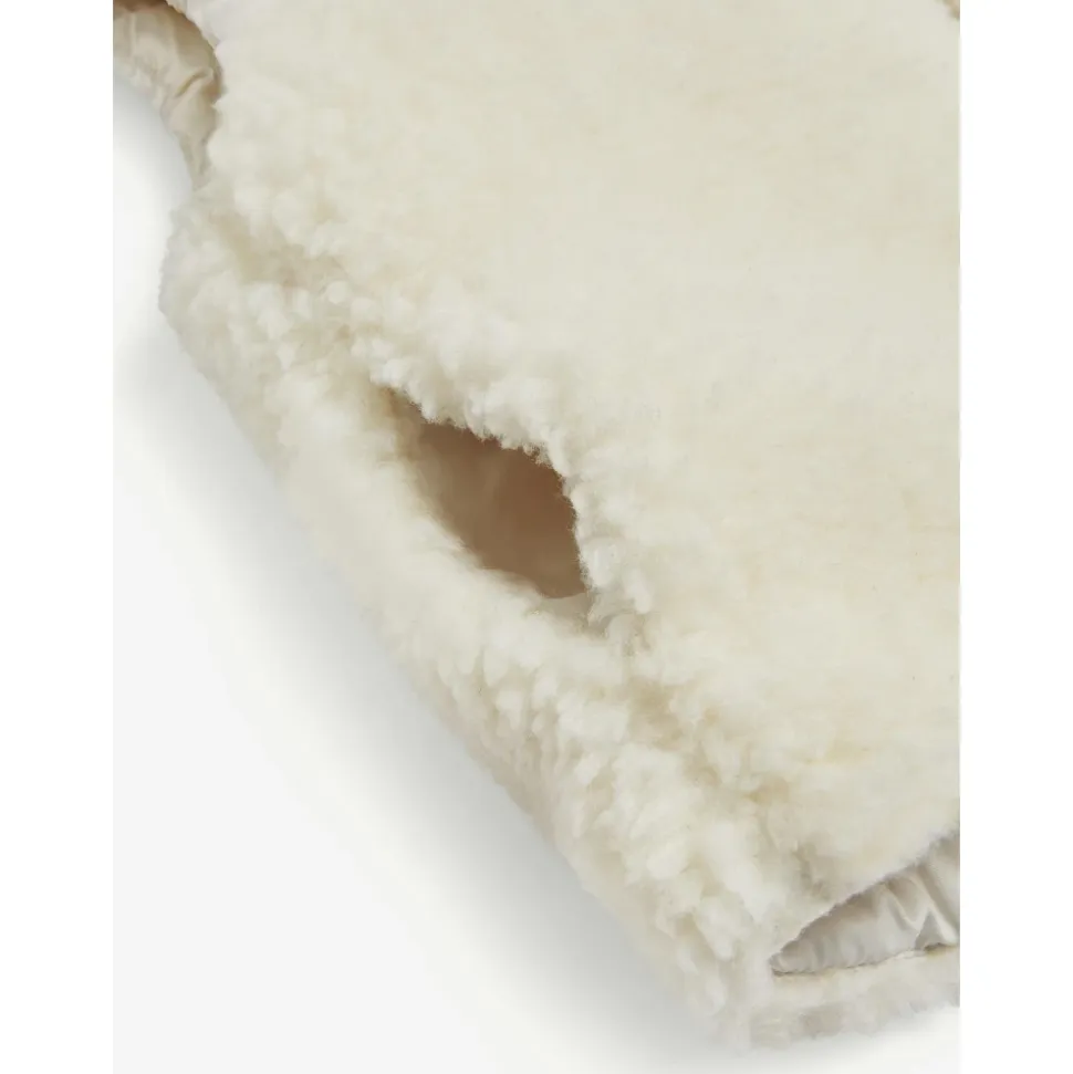 Gilet en Duvet Ivoire pour Bébé Fille