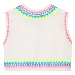 Gilet à motif brodé