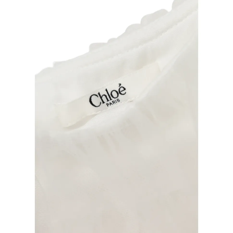 Haut en Tulle avec Broderie