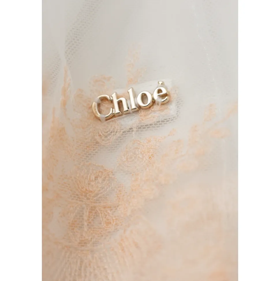 Haut en Tulle avec Broderie