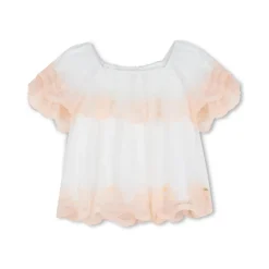 Haut en Tulle Brodé