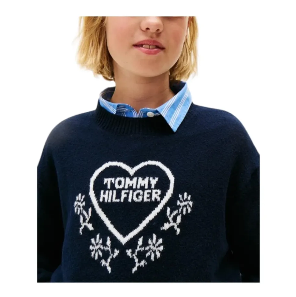Heart Jacquard Sweater