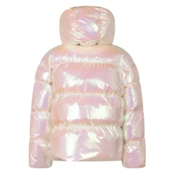 Iridescent Logo Puffer Jacket