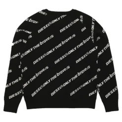 Jacquard Logo Knit