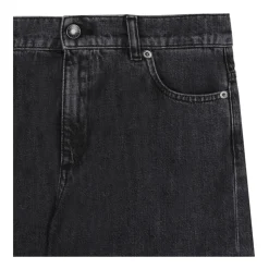 Jean Cargo en denim à cinq poches avec étiquette logo