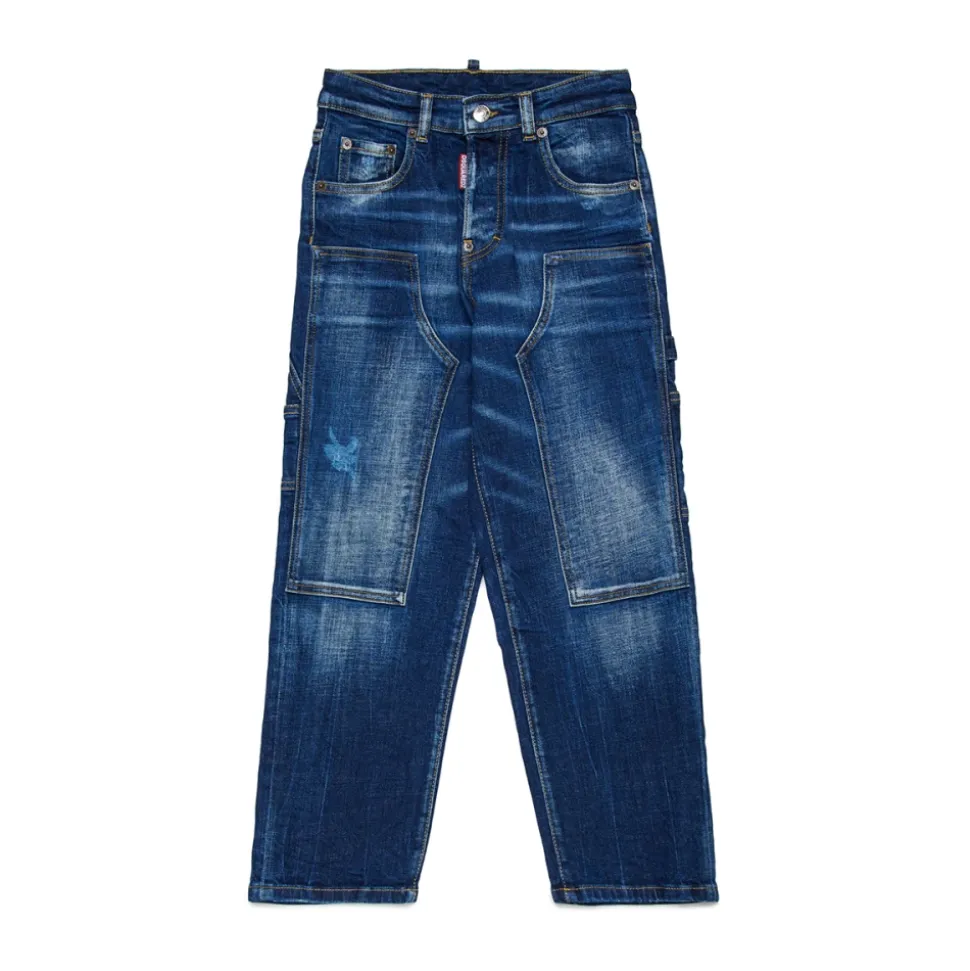Jean Cargo Jambes Larges