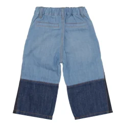 Jean large taille mi-haute