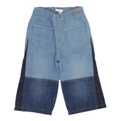 Jean large taille mi-haute