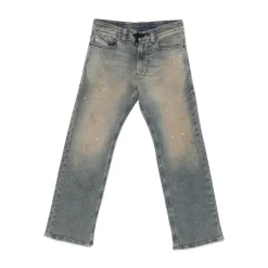 Jeans à effet usé