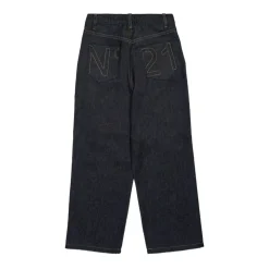 Jeans Enfants Brodés Bleu Marine