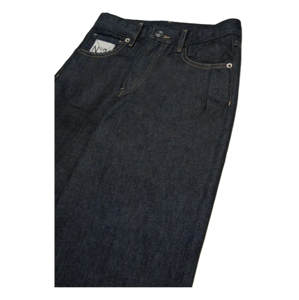 Jeans Enfants Brodés Bleu Marine