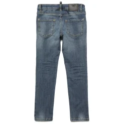 Jean Skinny Cool Girl avec Détails Déchirés à l`Avant