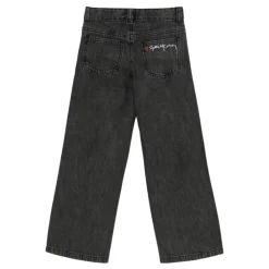 Jeans à logo brodé