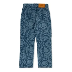 Jeans à motif baroque