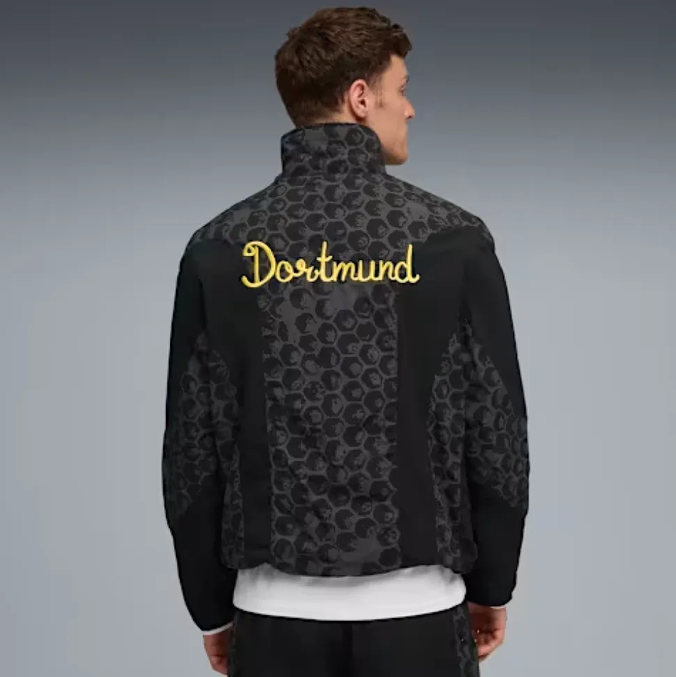 KidSuper Dortmund Veste Réversible Noire & Jaune