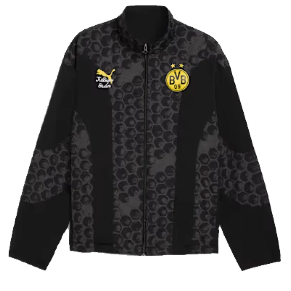 KidSuper Dortmund Veste Réversible Noire & Jaune