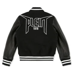 Leather Bomber Iconic Plein