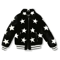 Leather Bomber Stars