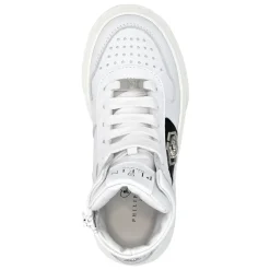 Leather Hi-Top Sneakers Hexagon