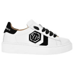 Leather Lo-Top Sneakers Hexagon