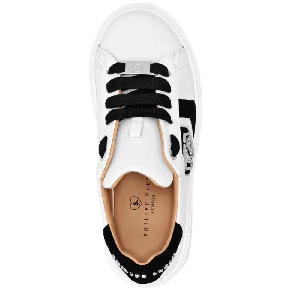 Leather Lo-Top Sneakers Hexagon