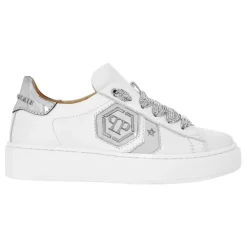 Leather Lo-Top Sneakers Hexagon