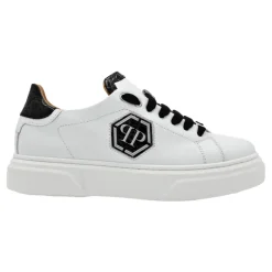 Leather Lo-Top Sneakers Hexagon