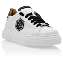 Leather Lo-Top Sneakers Hexagon