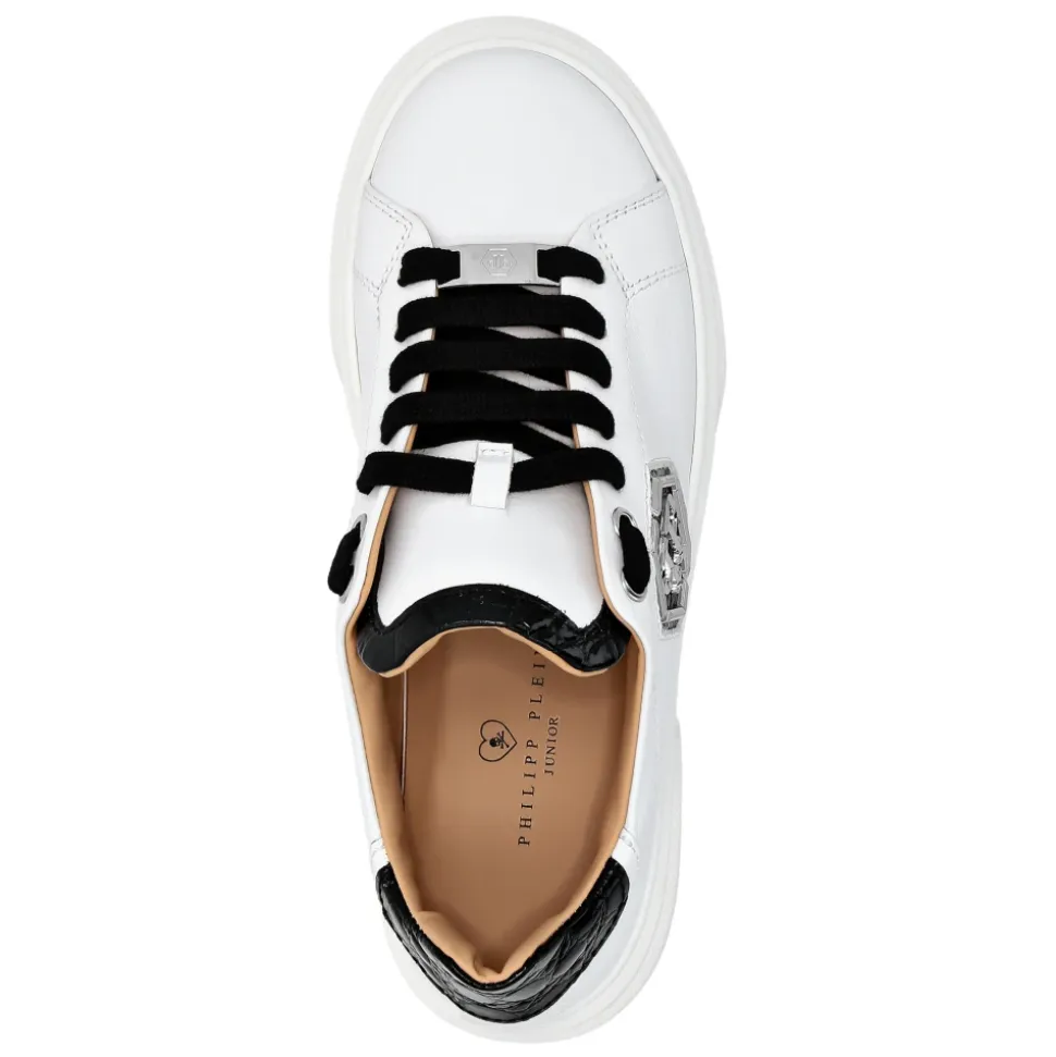 Leather Lo-Top Sneakers Hexagon