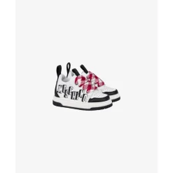 Leather Sneakers with Logo