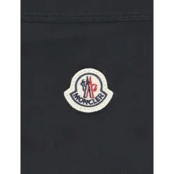 Leggings Fille Bleu Taille Élastique Patch Logo