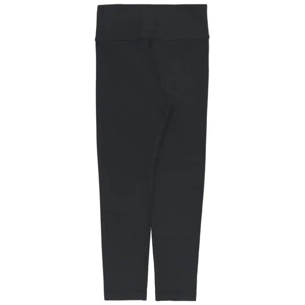 Leggings Fille Bleu Taille Élastique Patch Logo