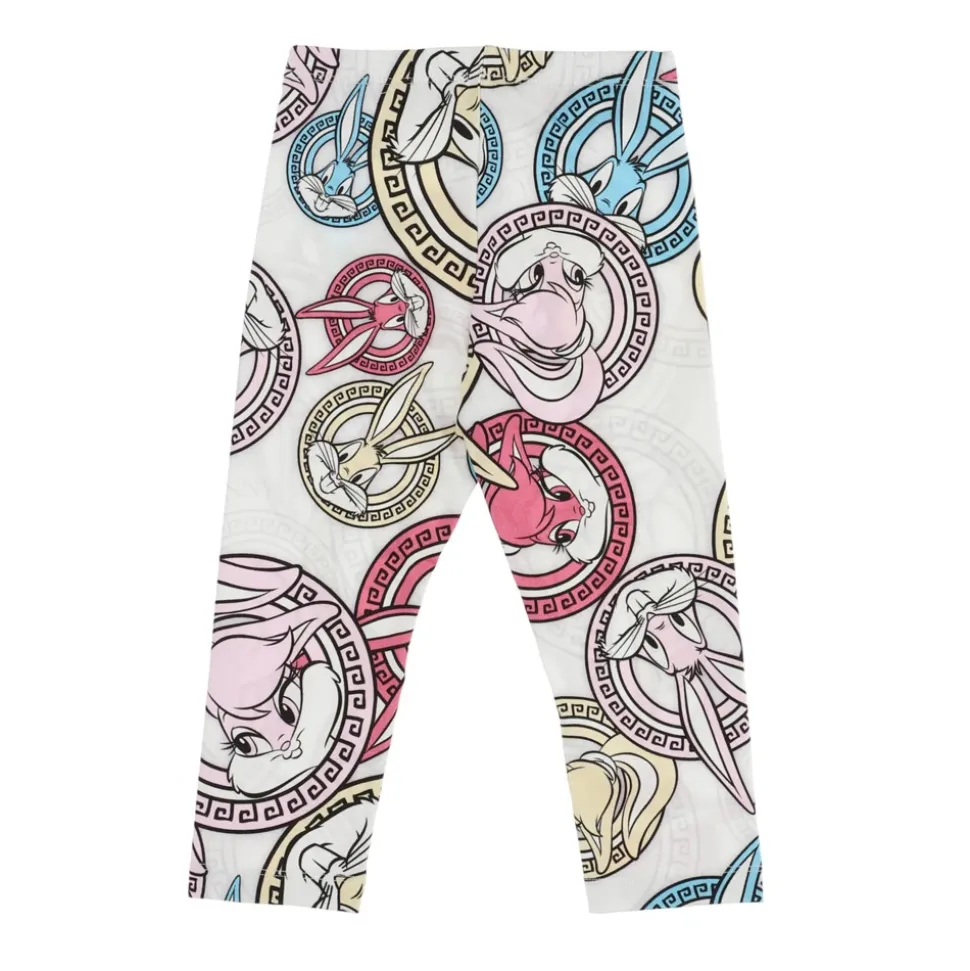 Leggings Imprimés en Jersey de Coton
