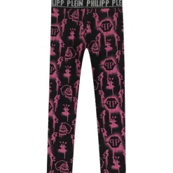 Logo Embellished Leggings