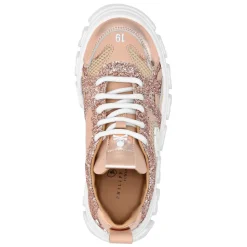Lo-top Sneakers Mix Materials Hexagon