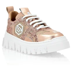 Lo-top Sneakers Mix Materials Hexagon
